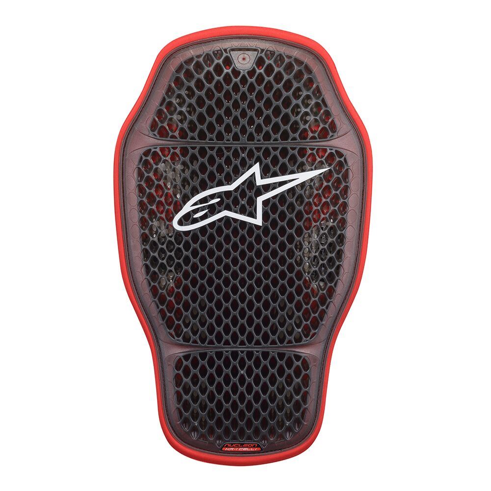Alpinestars 2025 Nucleon KR-1 CELL i Back Protection Insert Transparent Smoke Red